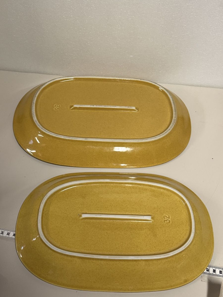 Rössler Piatti di portata: 2x Original Rössler Design Platte Servierplatte – Usato da Deitingen venduto da Himhip 1