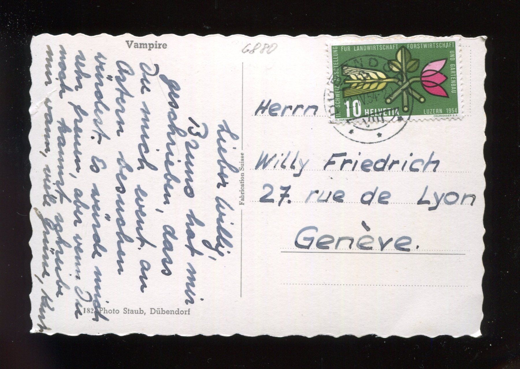 Cartes postales: Vampire – D'occasion à Aarau par Elmaar41 1