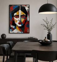"PSYCHE'S ECHO" Fine art su tela,incorniciato,arte moderna
