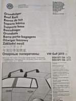 VW Grundträger und Ski/Snowboardhalter