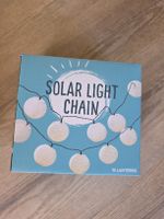Solar Lichterkette mit 10 Lampions neu in Originalverpackung