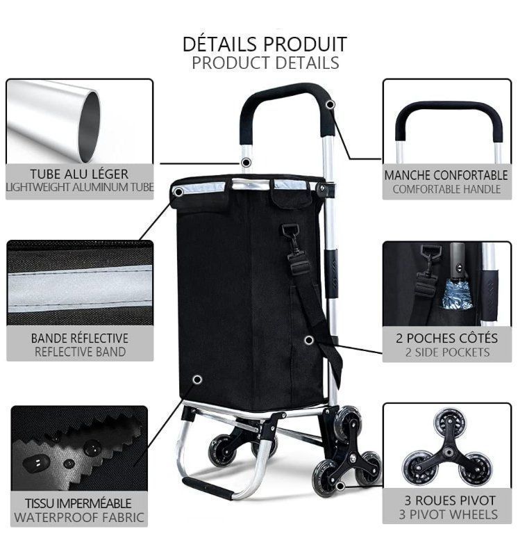 Altro per la casa: Aluminium Einkaufstrolley Treppensteiger – Nuovo e nell'imballaggio originale da Bülach venduto da StoreInShop.com 1