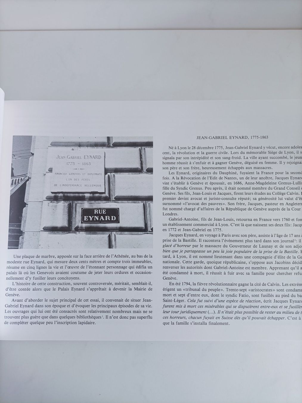 Bücher: Le Palais Eynard / Paul Eynard / Slatkine 1986 – Gebraucht aus crans montana von AB3963 3