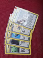 Pokemon Trainer Karten, Fossil 58-62/62, Vintage! 1. Edition