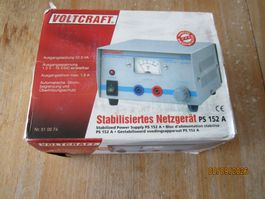Voltcraft PS-152A LABORATORY Netzteil 1,5-15V/1A getestet ok