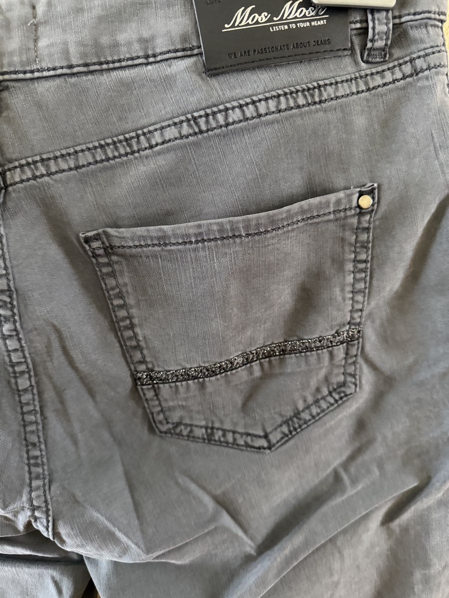 Mos mosh Pantaloni: Mos Mosh Hose,Grau, Grösse 32, Neu! – Nuovo (secondo la descrizione) da Langnau am Albis venduto da Schneeflocke92 6