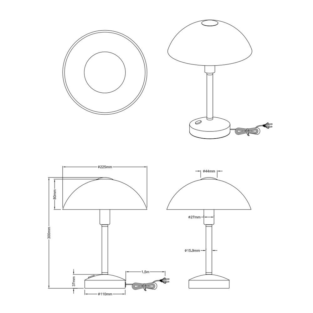 Lampen: LED Tischleuchte, Messing, Touch – Neu (gemäss Beschreibung) aus Kreuzlingen von Smart-Light 3