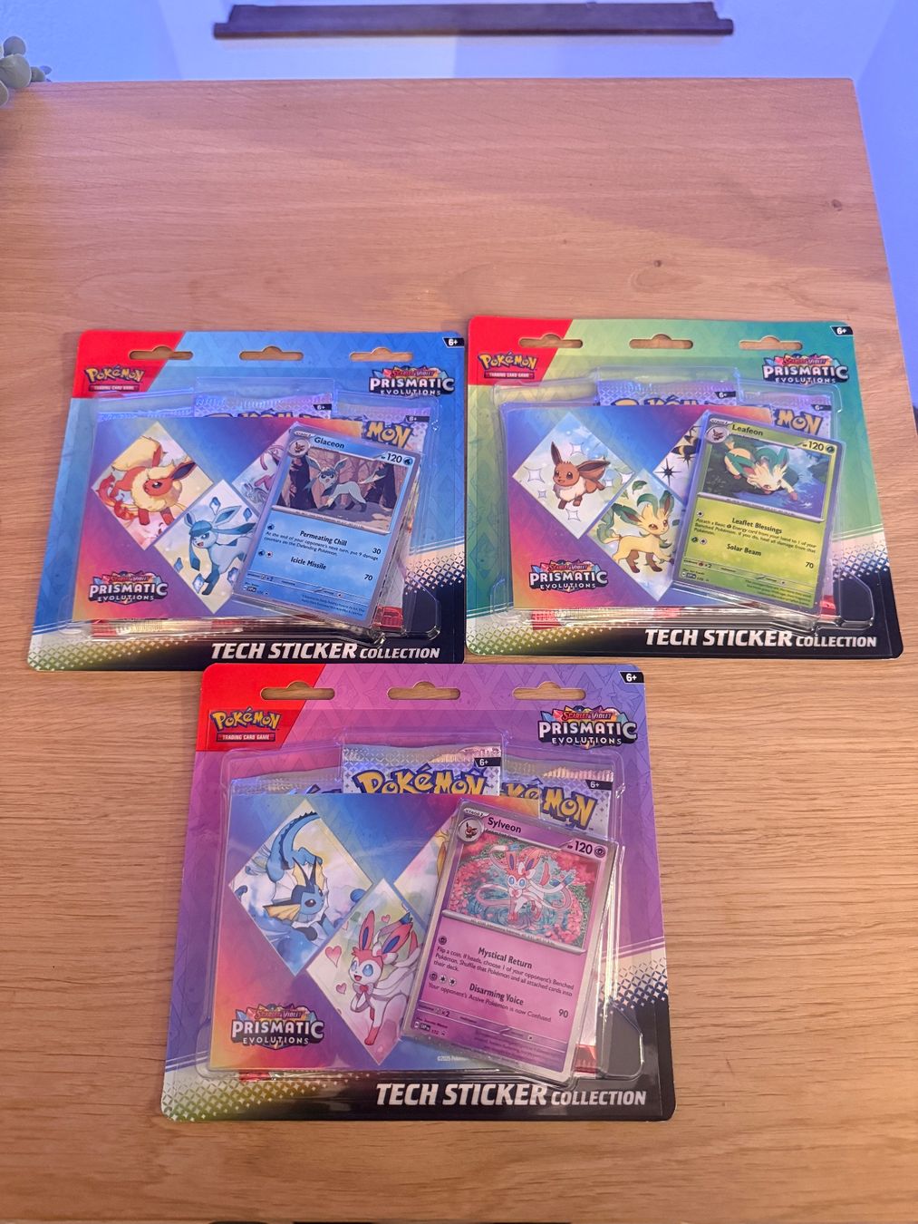 Pokémon Sammelbilder & Trading cards: Pokemon Prismatic Evolutions Tech Sticker Collection – Neu und originalverpackt aus Wimmis von Romrom95