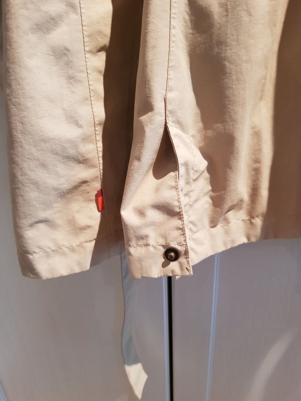 Mäntel: Trendy short coat from VAUDE, beige with copper-brown lining – Gebraucht aus Turbenthal von viw_48fr 4