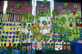 FRIEDENSREICH HUNDERTWASSER (Austria, 1928-2000) Löwengasse