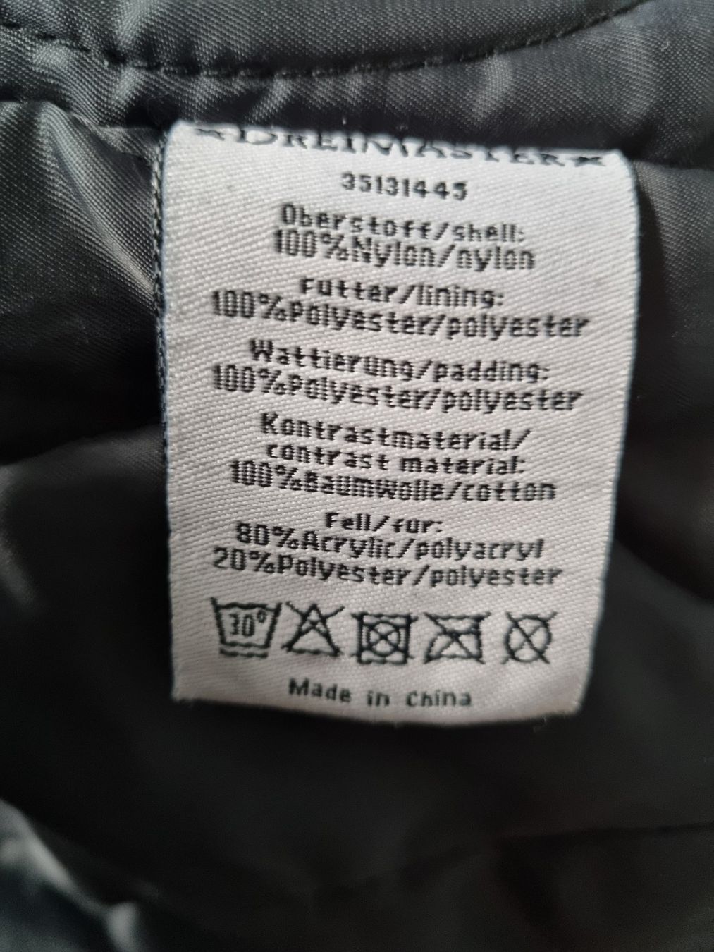 Mäntel: DreiMaster Winterjacke Grösse M schwarz – Gebraucht aus Schüpfheim von Rezwel 4