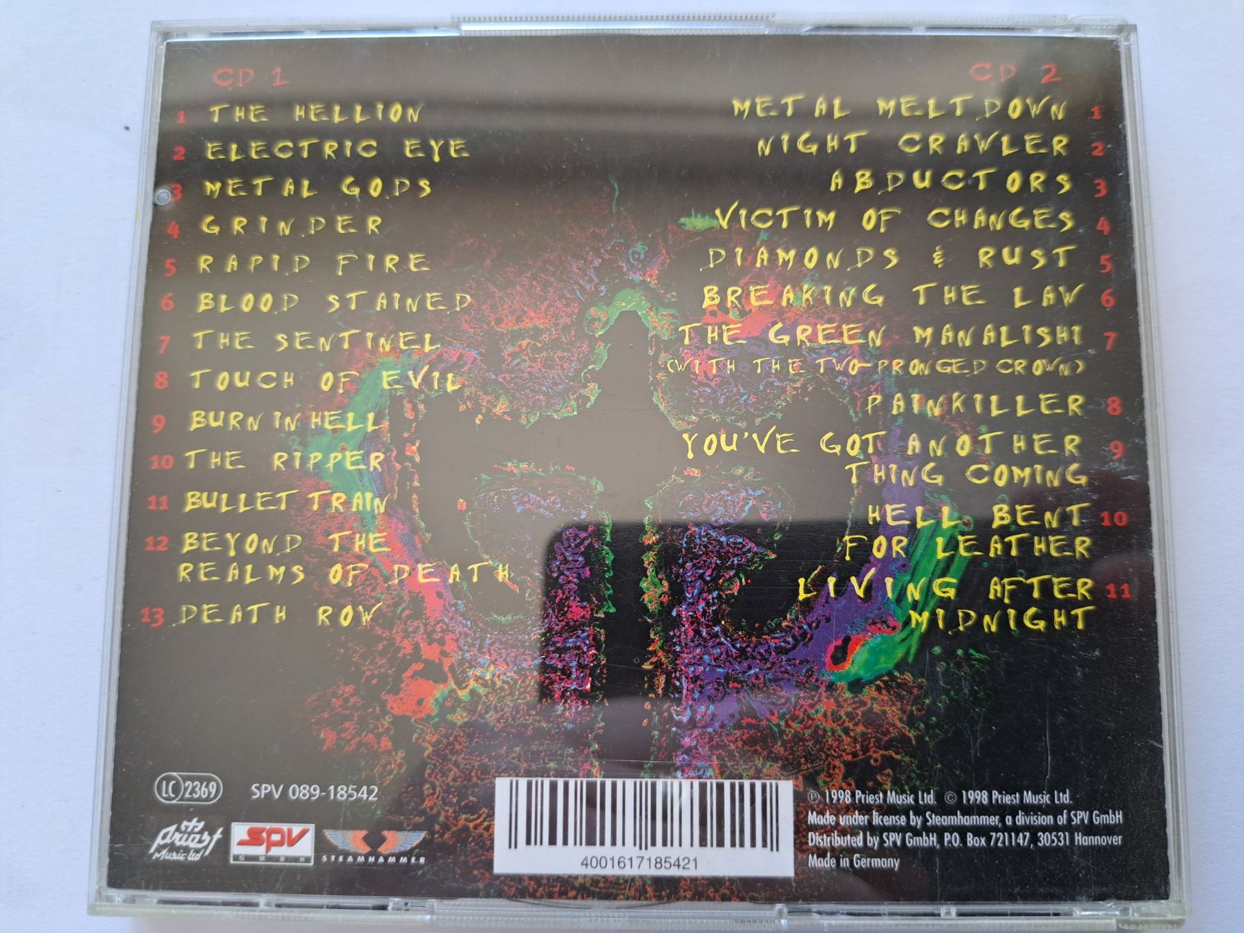 CD: Cd Judas Priest - Meltwon Live 98 – Usato da Pully venduto da bro_n52j 1