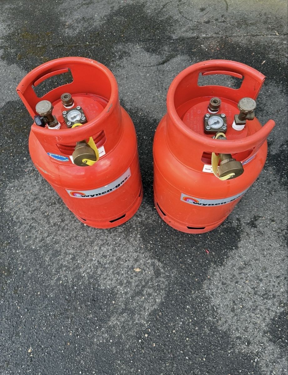 Apparecchiature e tecnologia a gas: 2 befüllbare Gasflaschen – Usato da Kerzers venduto da Pesche1340 2