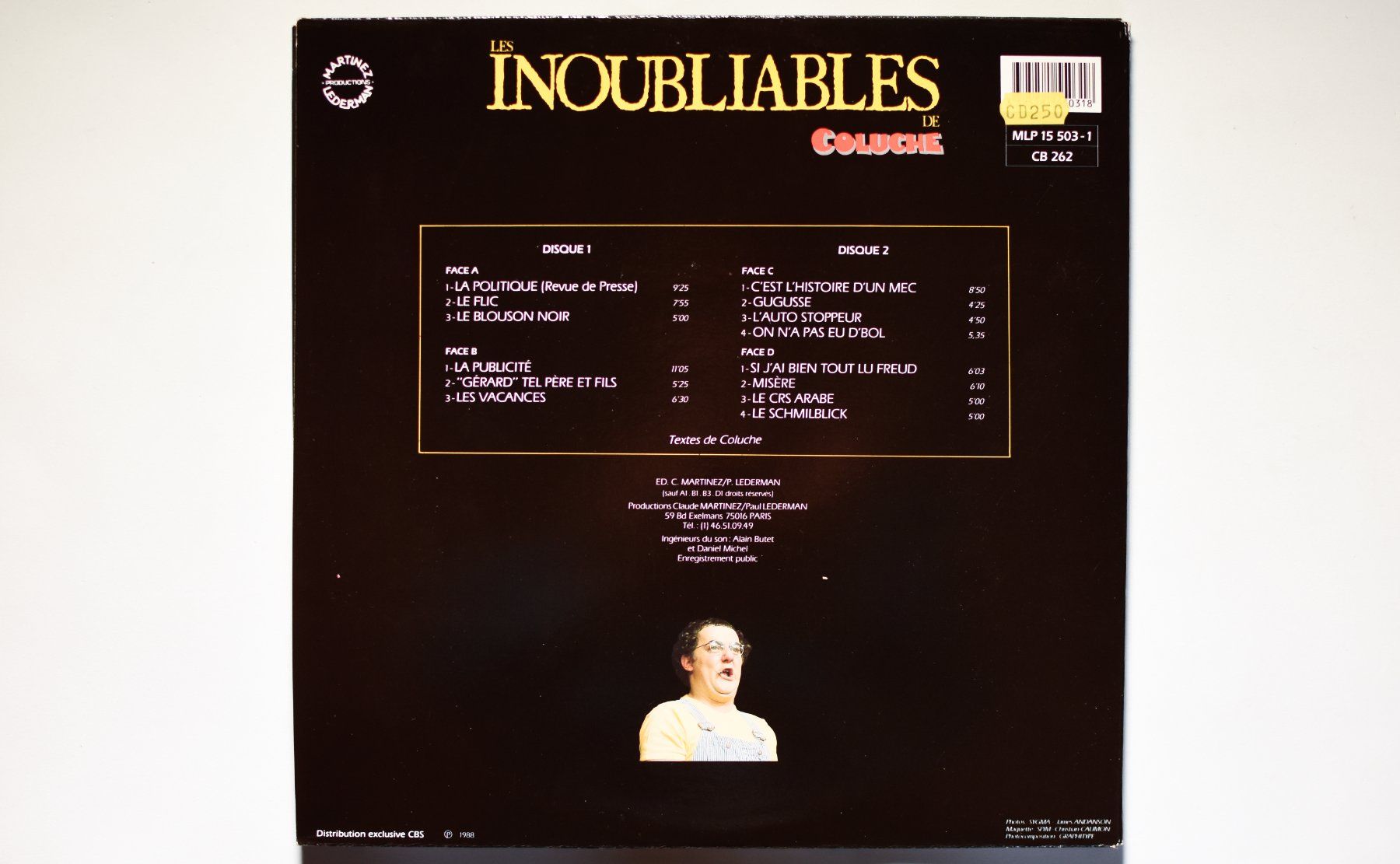 Dischi in vinile: Coluche - Les Inoubliables de Coluche – Nuovo (secondo la descrizione) da Belmont-sur-Yverdon venduto da ag97 2