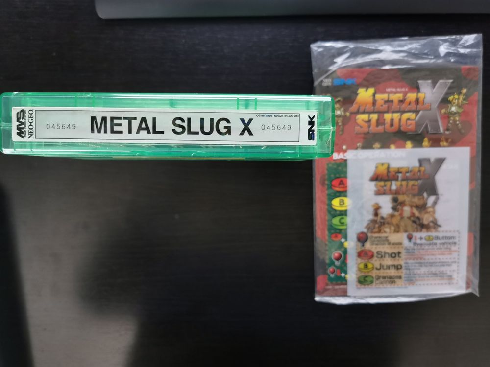 SNK Neo Geo CD CDZ Metal Slug 2 TURBO cover and case replacement