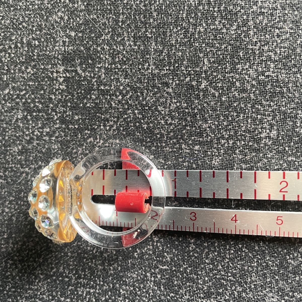 Anelli: Vintage 1990s ring with strass stones transparent – Nuovo (secondo la descrizione) da Zürich venduto da MISSYS-WONDERBAG 6