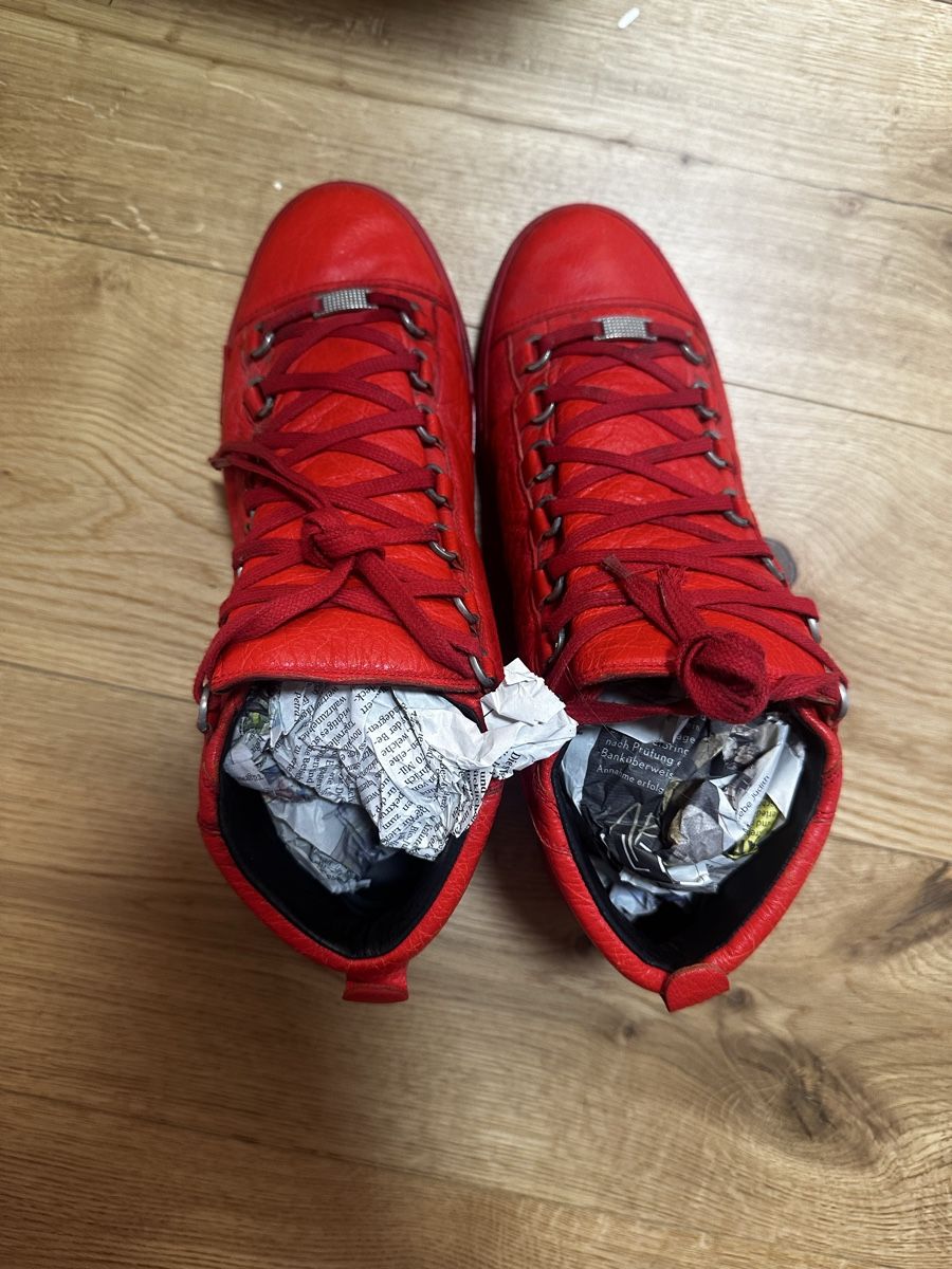 Balenciaga Herrenschuhe: Balenciaga Arena High 43 Rot – Gebraucht aus Kreuzlingen von 927572 3