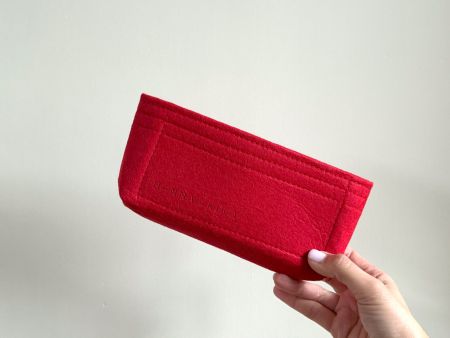 Organizer in rot für Small Classic Flap Bag Sac Tasche