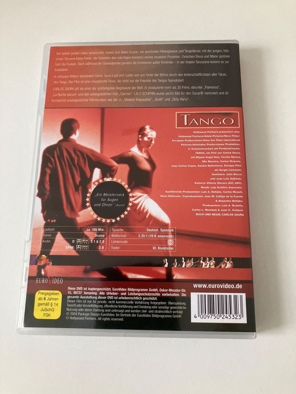 Tutti i DVDs: Tango [DVD] Carlos Saura – Usato da Arbon venduto da JoJoAs 1