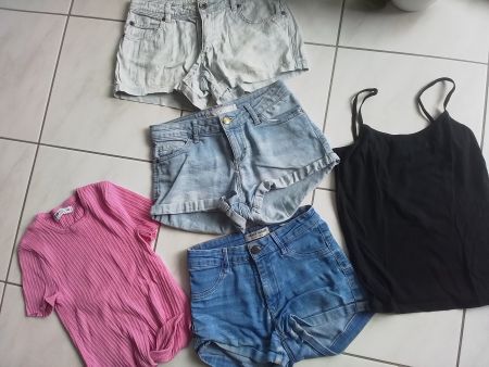 Kurze Hosen & Top Set Damen Sommer Gr. 34/XS