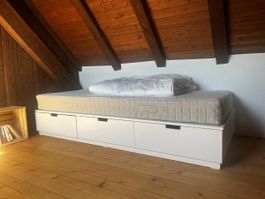 Bett Ikea Nordli mit Matratze