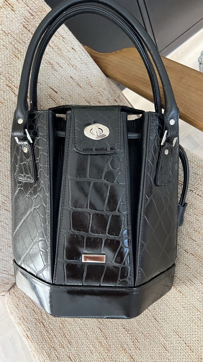 Borse: Besonderes Ledertasche krokoptik – Nuovo (secondo la descrizione) da Muri b. Bern venduto da Janvonka 5