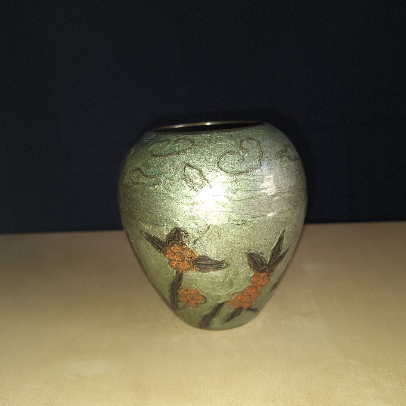 Vasi & Recipienti: Versand möglich! Hübsche Vintage Cloisonné Vase – Usato da Winterthur venduto da Goldpipau