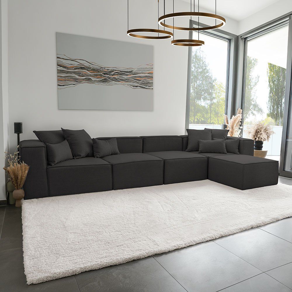 Divani: 21558 - Modulares Sofa VANES XL - Anthrazit – Nuovo e nell'imballaggio originale da Wallenwil venduto da toesstal-vertrieb 2