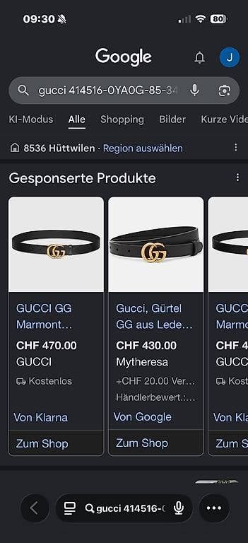 Gucci Cinture: Gucci Gürtel – Usato da Guntershausen venduto da sar_8gj7 2