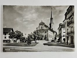 1 Ansichtskarte CHAM mit Kirche (LOT255#AAK)