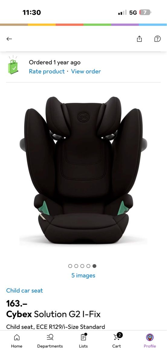 Cybex Seggiolini per auto: Cybex Solution G2 I-size mit Garantie bis 2028 – Nuovo (secondo la descrizione) da Küsnacht ZH venduto da Helenassecondhand 5