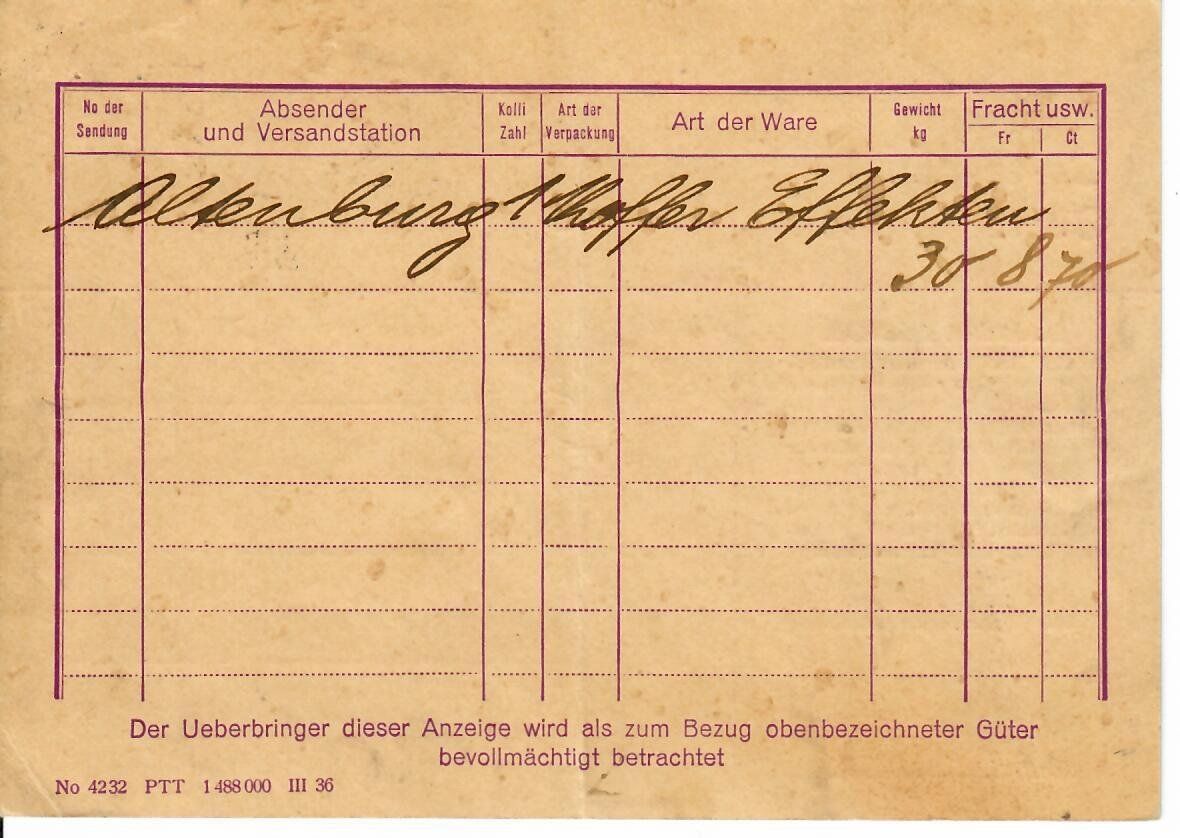Tous les timbres: PK, Bahnpost Ebikon – D'occasion à Hochdorf par Ziegel-16 1