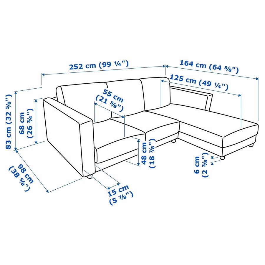 Sofas: Ikea 3er Vimle Sofa – Gebraucht aus Regensdorf von san_c882 3