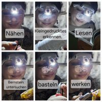 Lupe Lupenbrille Brille vergrößerung basteln Lupelupe  lese