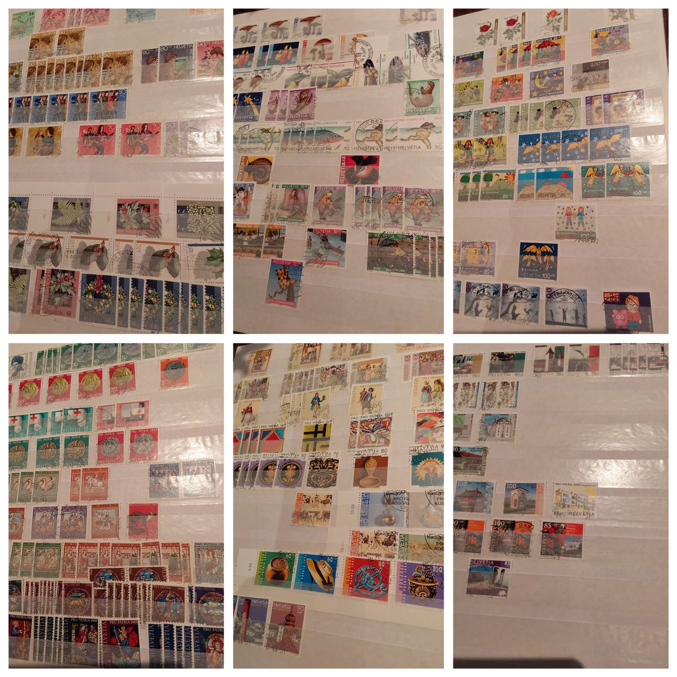 Tutti i francobolli: 6 Stk. CH Briefmarken-/Dublettenalben – Usato da Münchwilen AG venduto da Nesar 7