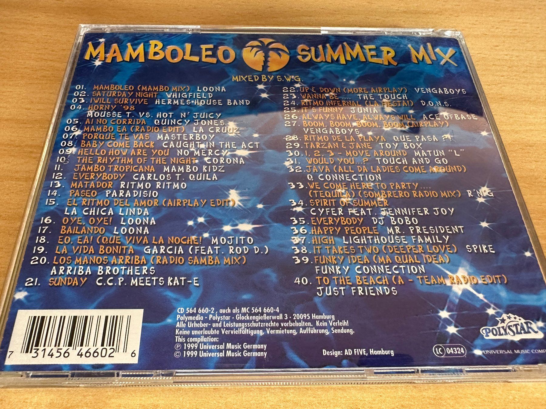 CD: S.W.G. – Mamboleo Summer Mix – Usato da Rikon im Tösstal venduto da Alpenmutz 1
