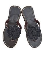 Handgemachte Leder-Sandalen - Schwarz 39. 🔥 50% SALE