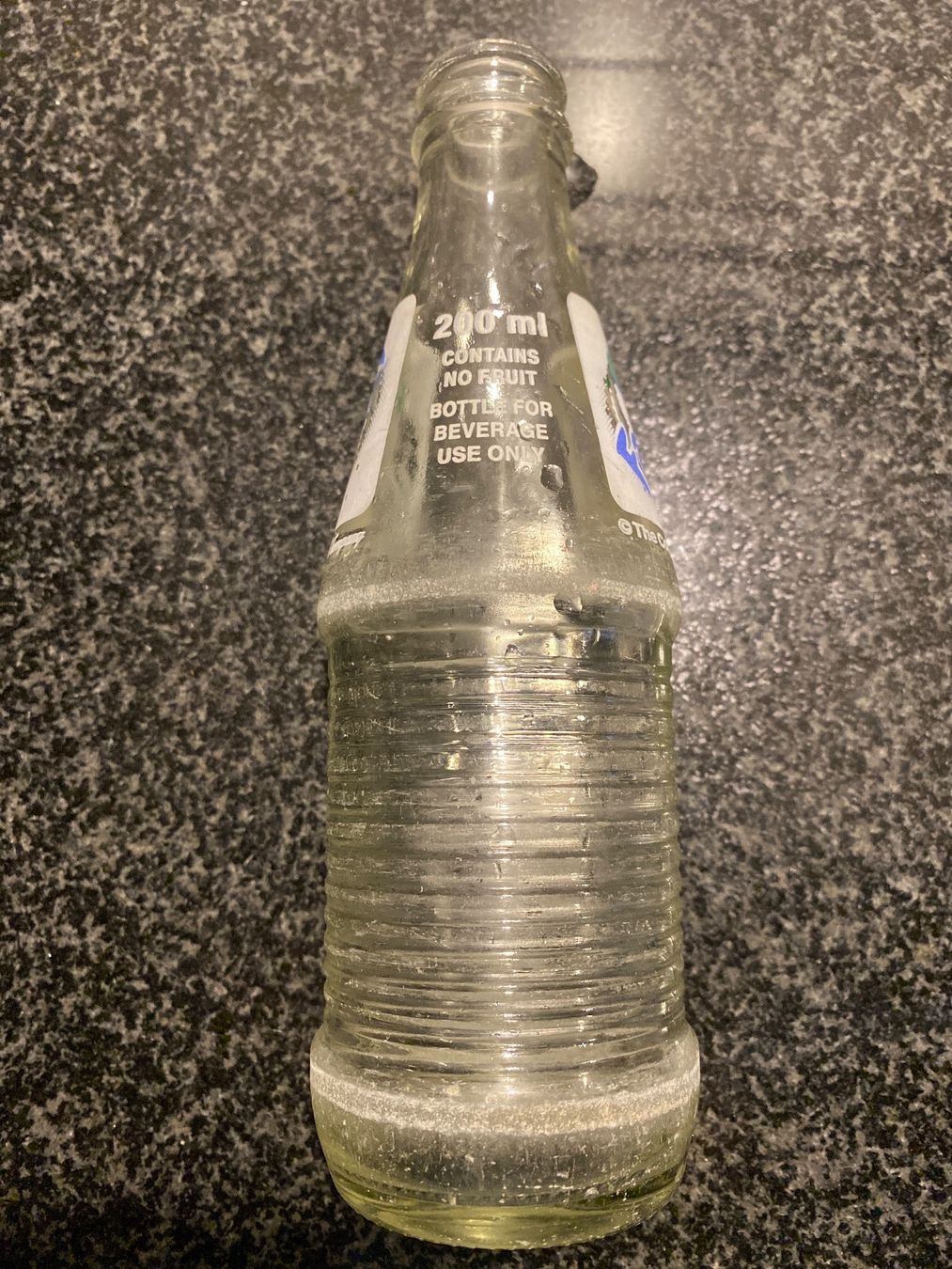 Bottiglie: Fanta Flasche weiss transparent 2dl 1997-2004 – Usato da Büren an der Aare venduto da simsand 3