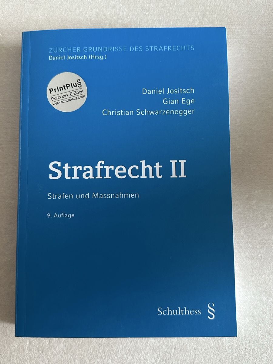 Livres: Strafrecht II – Neuf (Voir description) à Glattpark(Opfikon) par ZHINCITY