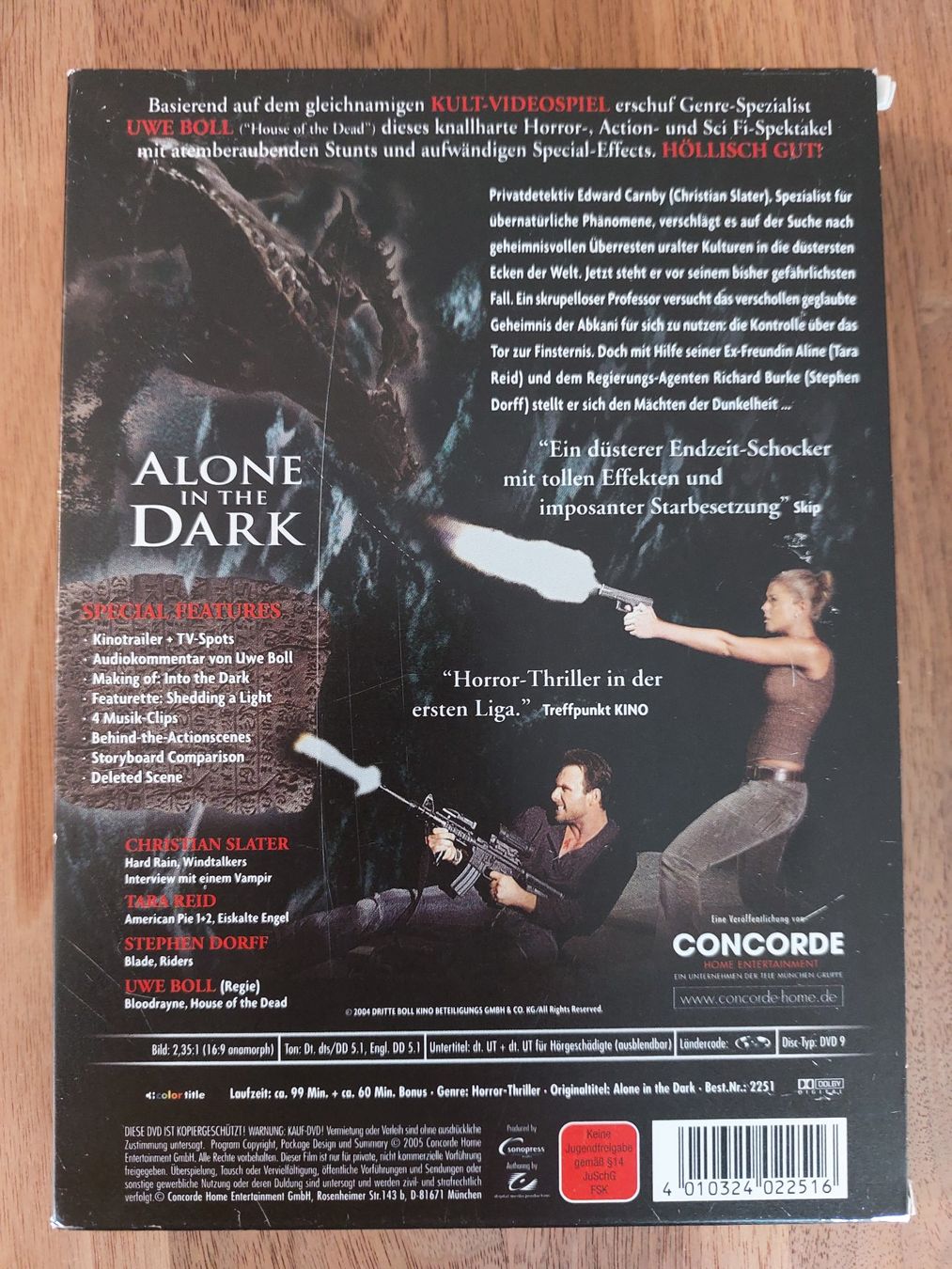 Tutti i DVDs: DVD - Alone in The Dark – Usato da Rheinfelden venduto da FilmAuktion 1