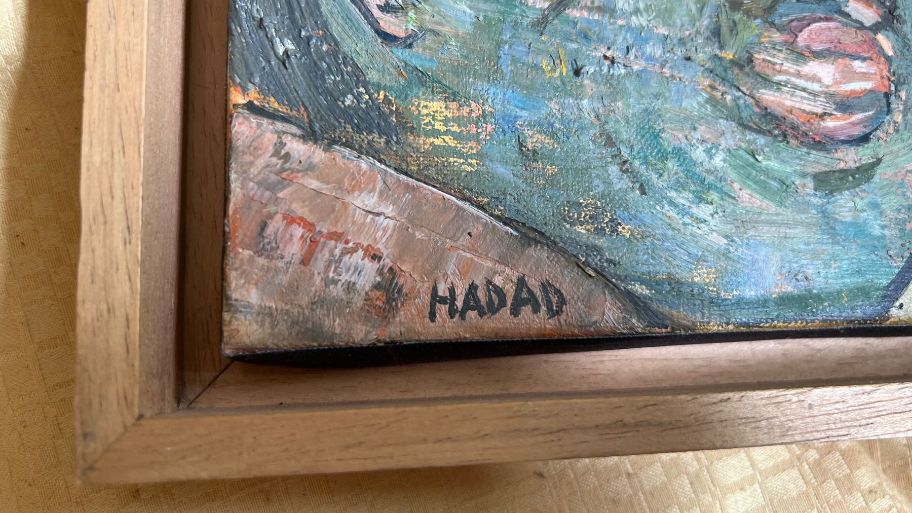 Gemälde: Abraham Hadad, Orginal Gemälde, Nr 36 – Gebraucht aus Illnau-Effretikon von brockischweiz 2