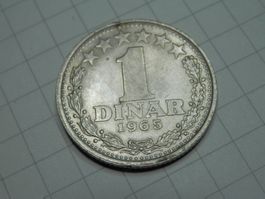 Jugoslawien 1 Dinar, 1965