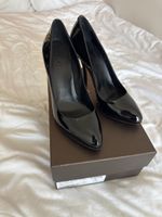 Schwarze Gucci Lackleder Pumps, Grösse 36,5