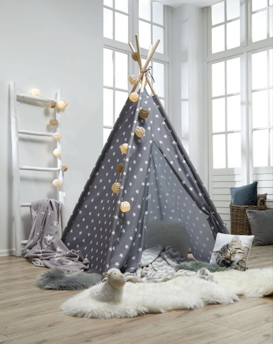 Alri letti & mobili per bambini: Grosses Kindertipi Zelt mit Sternenmuster – Usato da Weite venduto da Quarantino