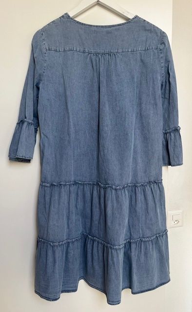 Vestiti: Zeitloses Knielanges Jeans-Kleid – Usato da Steinmaur venduto da Dyleila 1