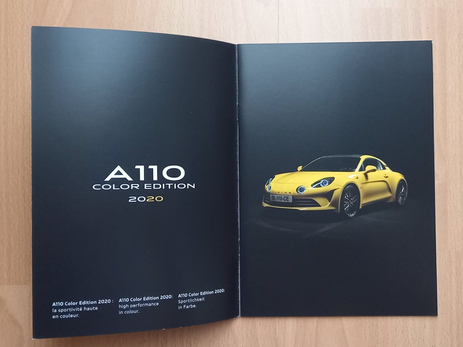 Renault Dokumente: Prospekt Alpine A110 Color Edition 2020 – Neu (gemäss Beschreibung) aus Eschlikon TG von rnlt 1