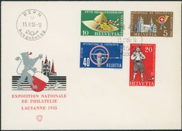 1955 - Werbemarken - Ersttagsbrief FDC ET - deutsch • dt