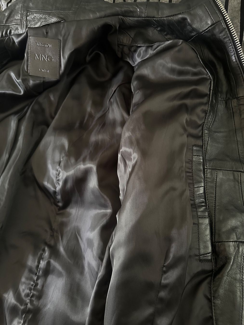 Mango Giacche: MANGO Lederjacke / Echtleder – Nuovo (secondo la descrizione) da Haldenstein venduto da enie123 8