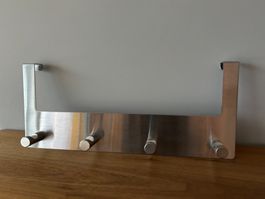 Garderobe mit 4 HAKEN zum an der Türe anhängen