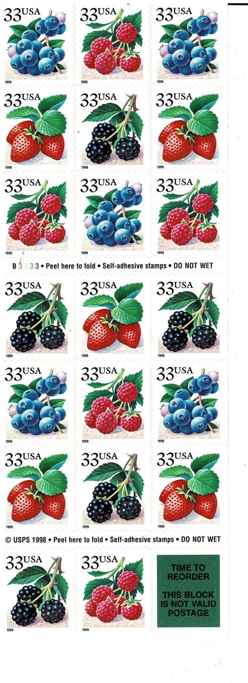 Tutti i francobolli: US Beeren Blatt 20x33ct. – Nuovo (secondo la descrizione) da Lausanne venduto da Whorvath